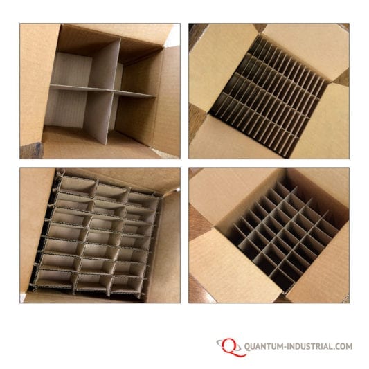 Cardboard Box Dividers Cell Partitions Quantum Industrial Supply