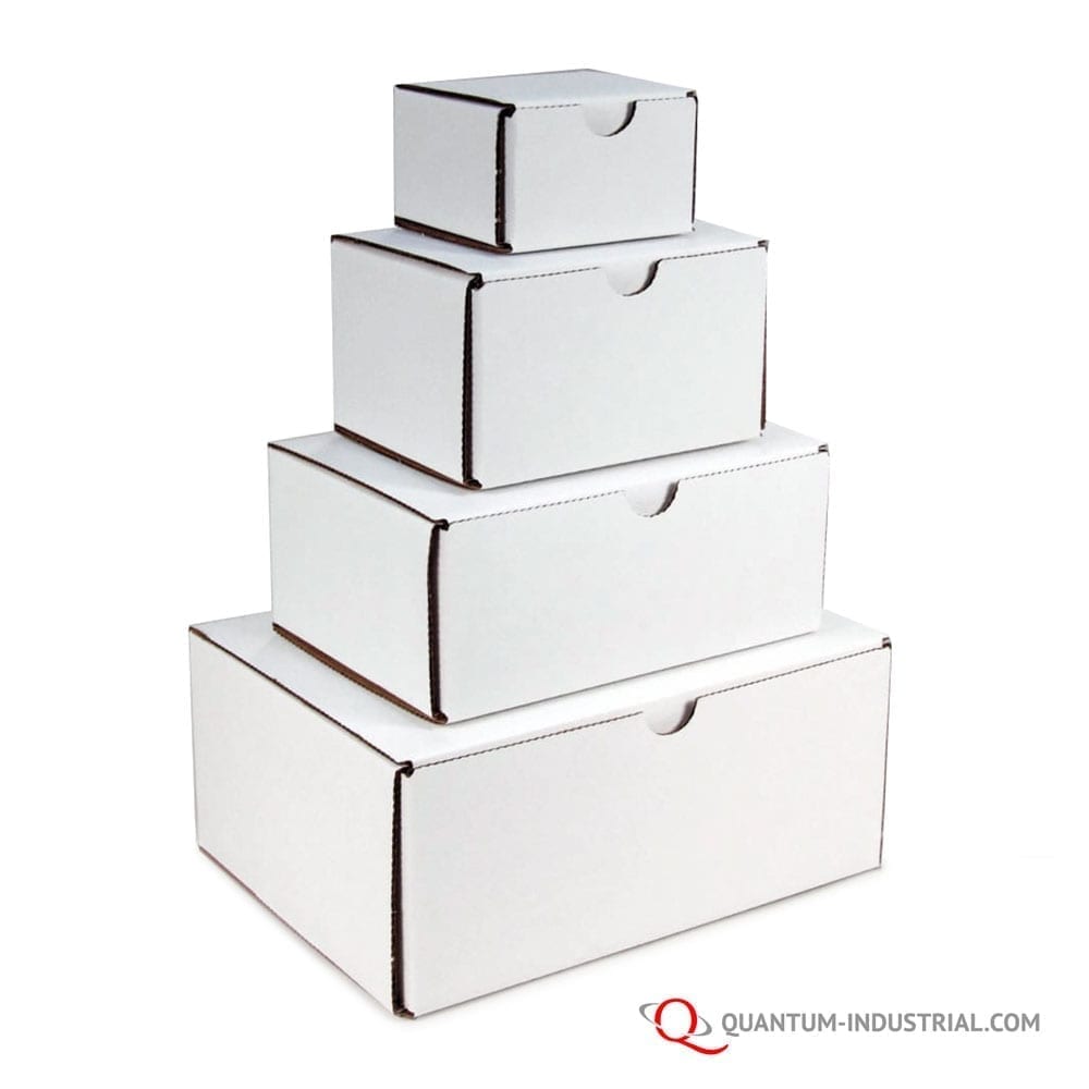6X6X1 WHITE CORRUGATED MAILERS MANY SIZES SHIPPING PACKING BOXES MAILERS BOX 