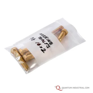 White Block 2 Mil Recloseable Poly Bags