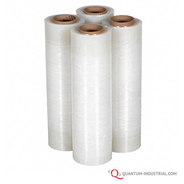 Clear hand stretch wrap