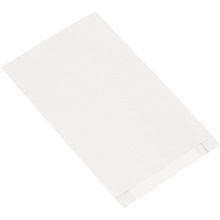 Paper Merchandise Bags White Gusseted