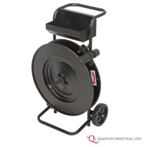 Steel + Polyester HD Strapping Cart Oscillating Dispenser