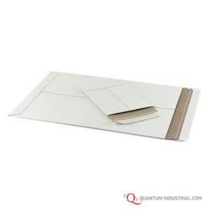 white, self seal, stayflat mailing envelopes in different sizes